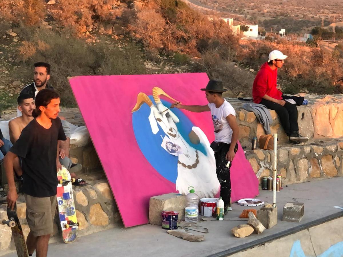 A Pousada Surf & Skate Taghazout Exterior foto